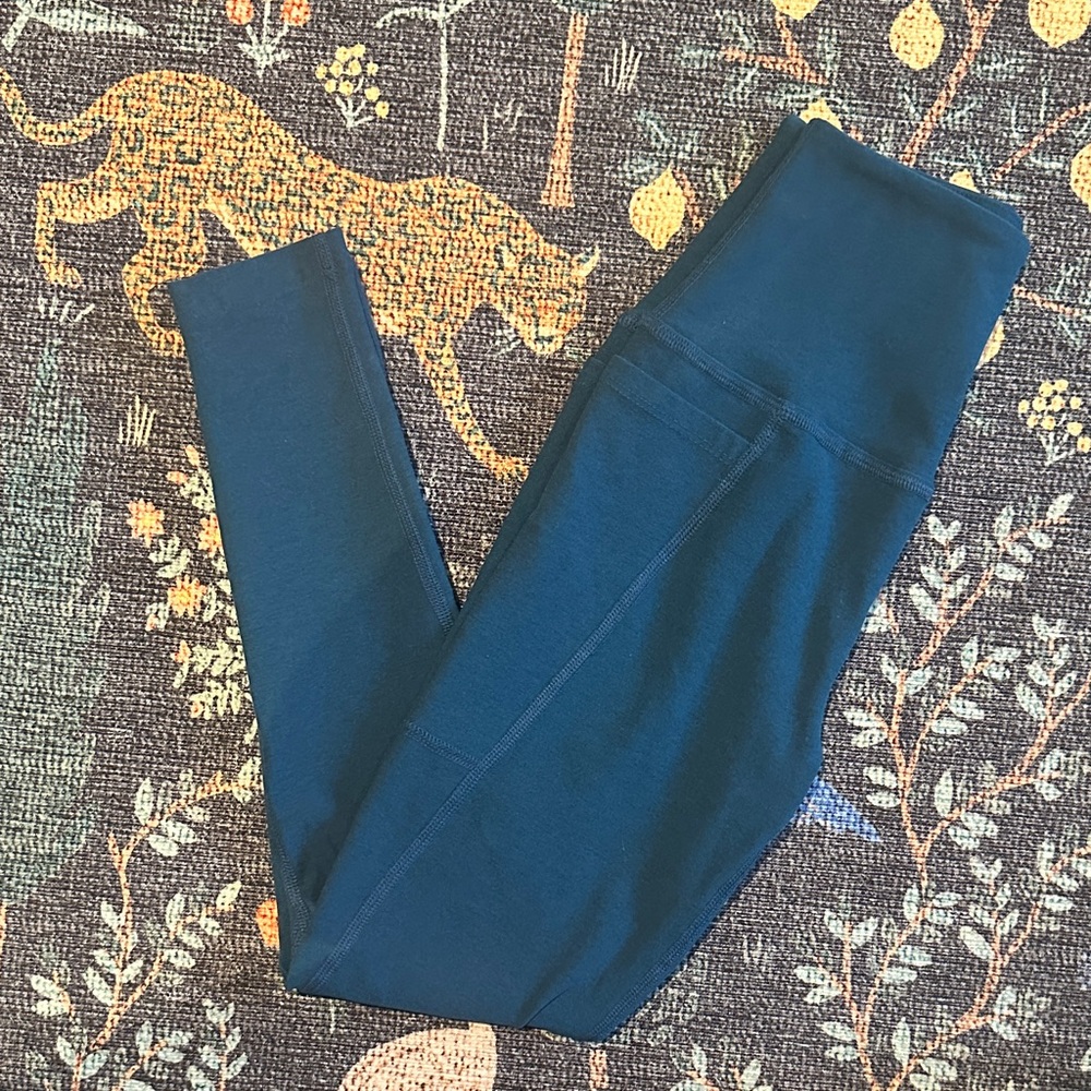 Beyond Yoga Deep Teal Leggings